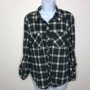 Women’s Passport Button Down Flannel